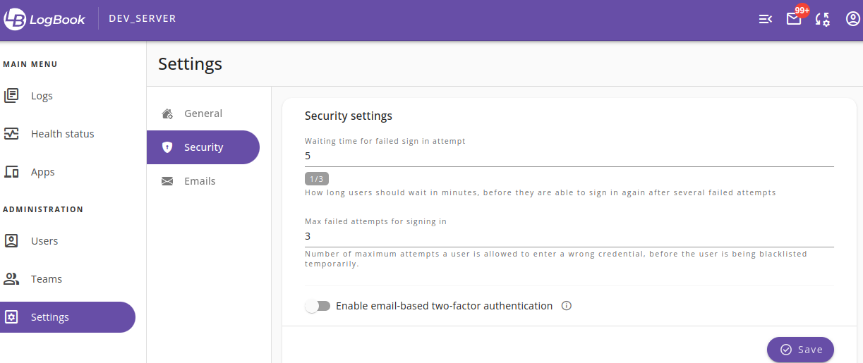 Security-settings