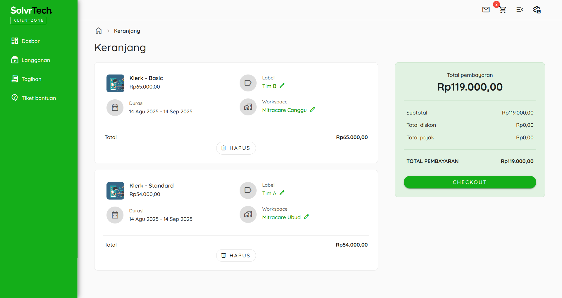 checkout-keranjang